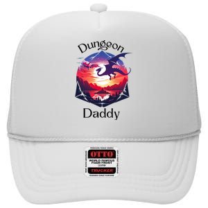 Dungeon Daddy Design For Ttrpg Lovers High Crown Mesh Back Trucker Hat