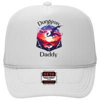 Dungeon Daddy Design For Ttrpg Lovers High Crown Mesh Back Trucker Hat