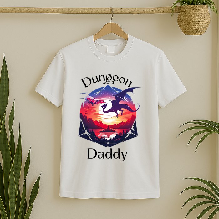 Dungeon Daddy Design For Ttrpg Lovers T-Shirt
