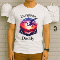 Dungeon Daddy Design For Ttrpg Lovers T-Shirt