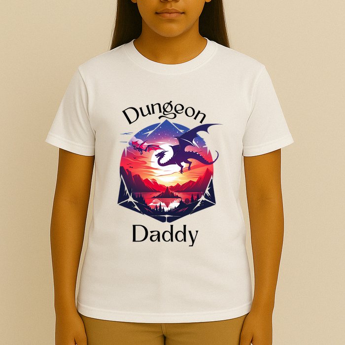 Dungeon Daddy Design For Ttrpg Lovers T-Shirt