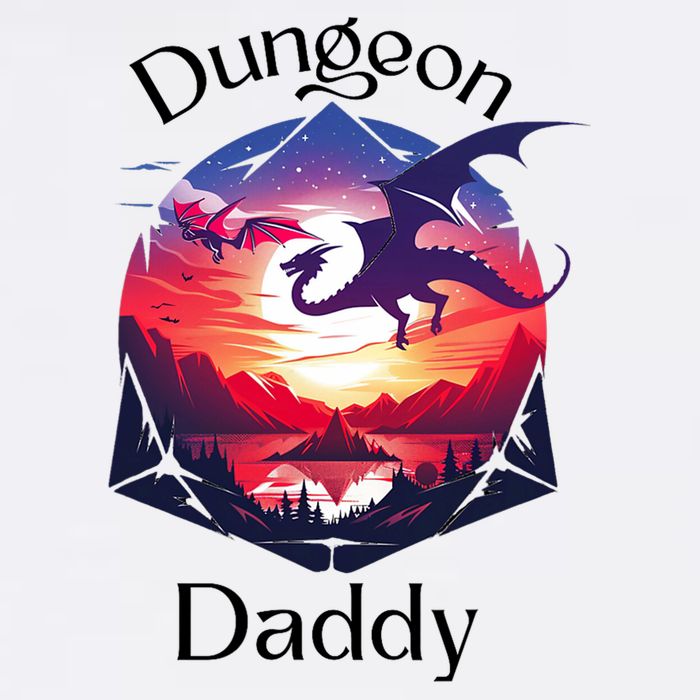 Dungeon Daddy Design For Ttrpg Lovers T-Shirt