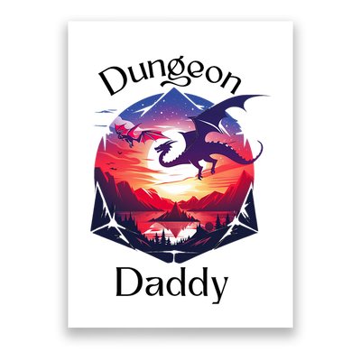 Dungeon Daddy Design For Ttrpg Lovers Poster
