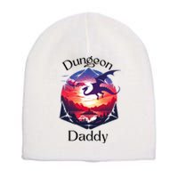 Dungeon Daddy Design For Ttrpg Lovers Short Acrylic Beanie