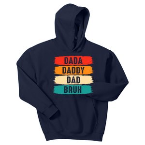 Dada Daddy Dad Bruh Kids Hoodie