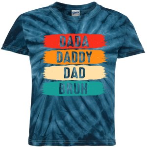 Dada Daddy Dad Bruh Kids Tie-Dye T-Shirt