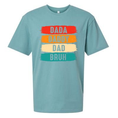 Dada Daddy Dad Bruh Sueded Cloud Jersey T-Shirt