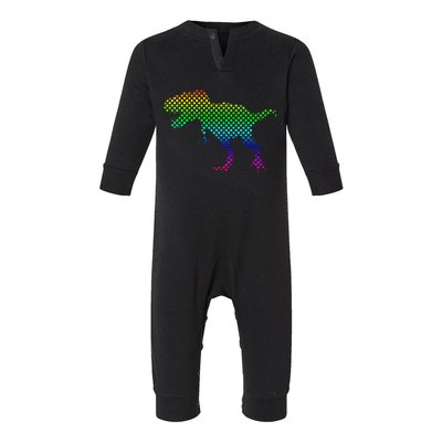 Dot Day Dinosaur TRex Infant Fleece One Piece