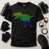 Dot Day Dinosaur TRex Cooling Performance Crew T-Shirt