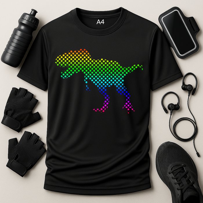 Dot Day Dinosaur TRex Cooling Performance Crew T-Shirt