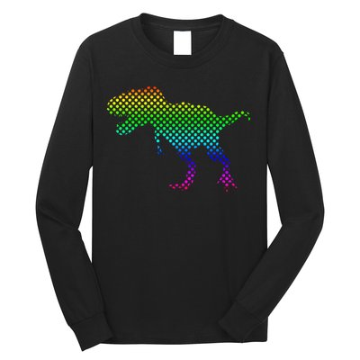 Dot Day Dinosaur TRex Long Sleeve Shirt