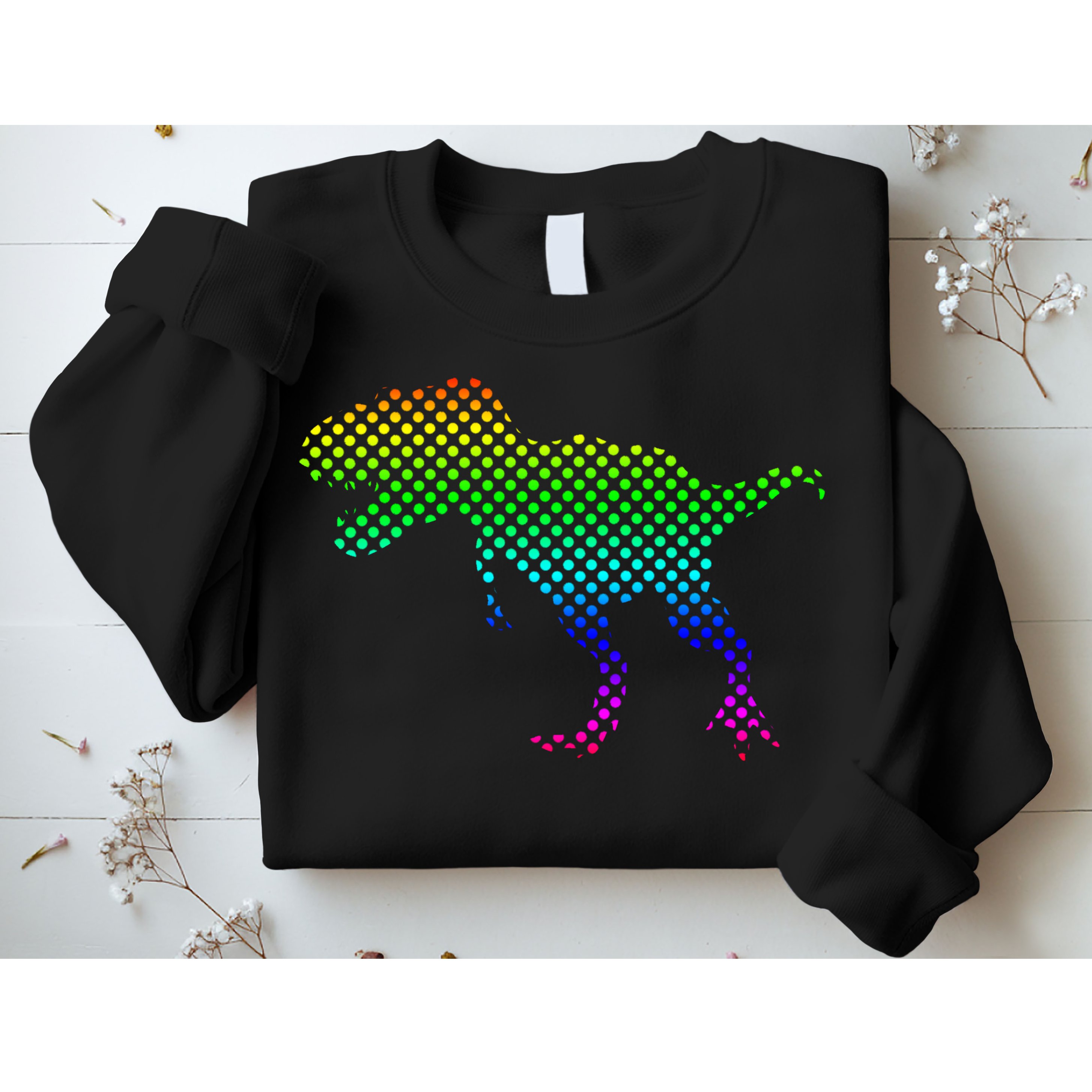Dot Day Dinosaur TRex Sweatshirt
