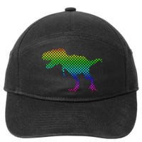 Dot Day Dinosaur TRex 7-Panel Snapback Hat