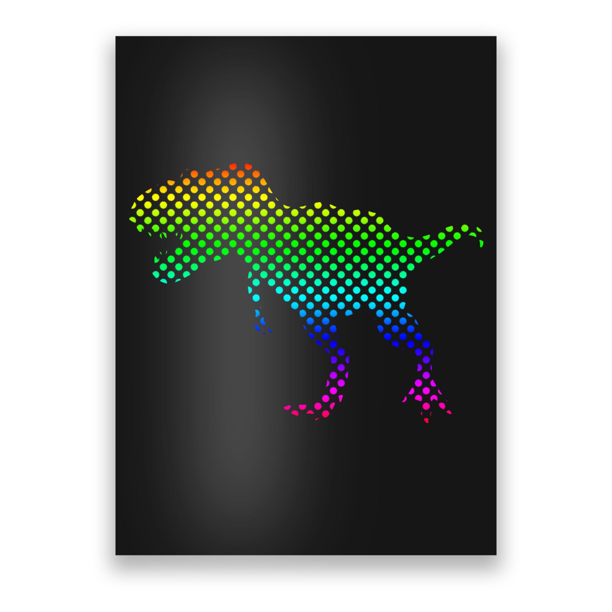 Dot Day Dinosaur TRex Poster