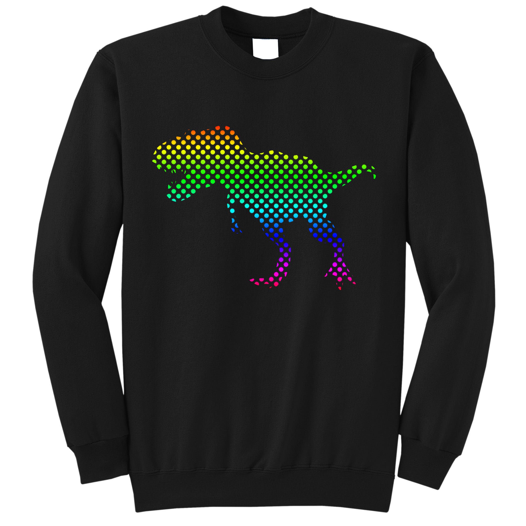 Dot Day Dinosaur TRex Tall Sweatshirt