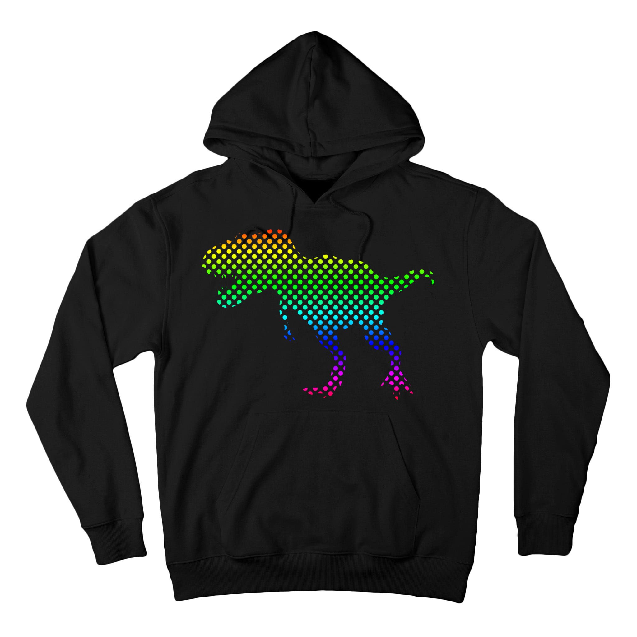 Dot Day Dinosaur TRex Tall Hoodie
