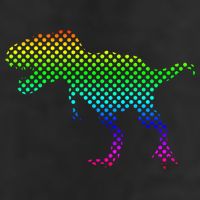 Dot Day Dinosaur TRex Golf Towel