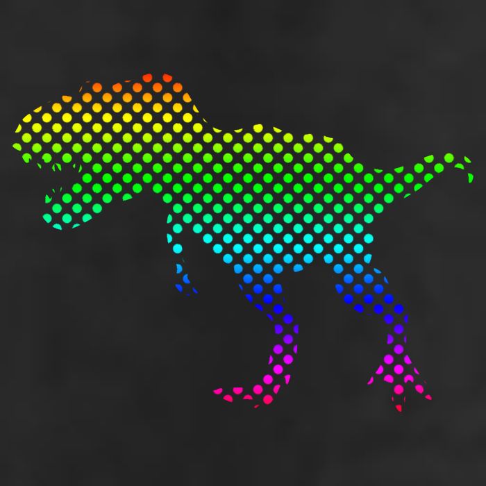 Dot Day Dinosaur TRex Golf Towel