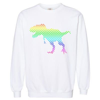 Dot Day Dinosaur TRex Garment-Dyed Sweatshirt