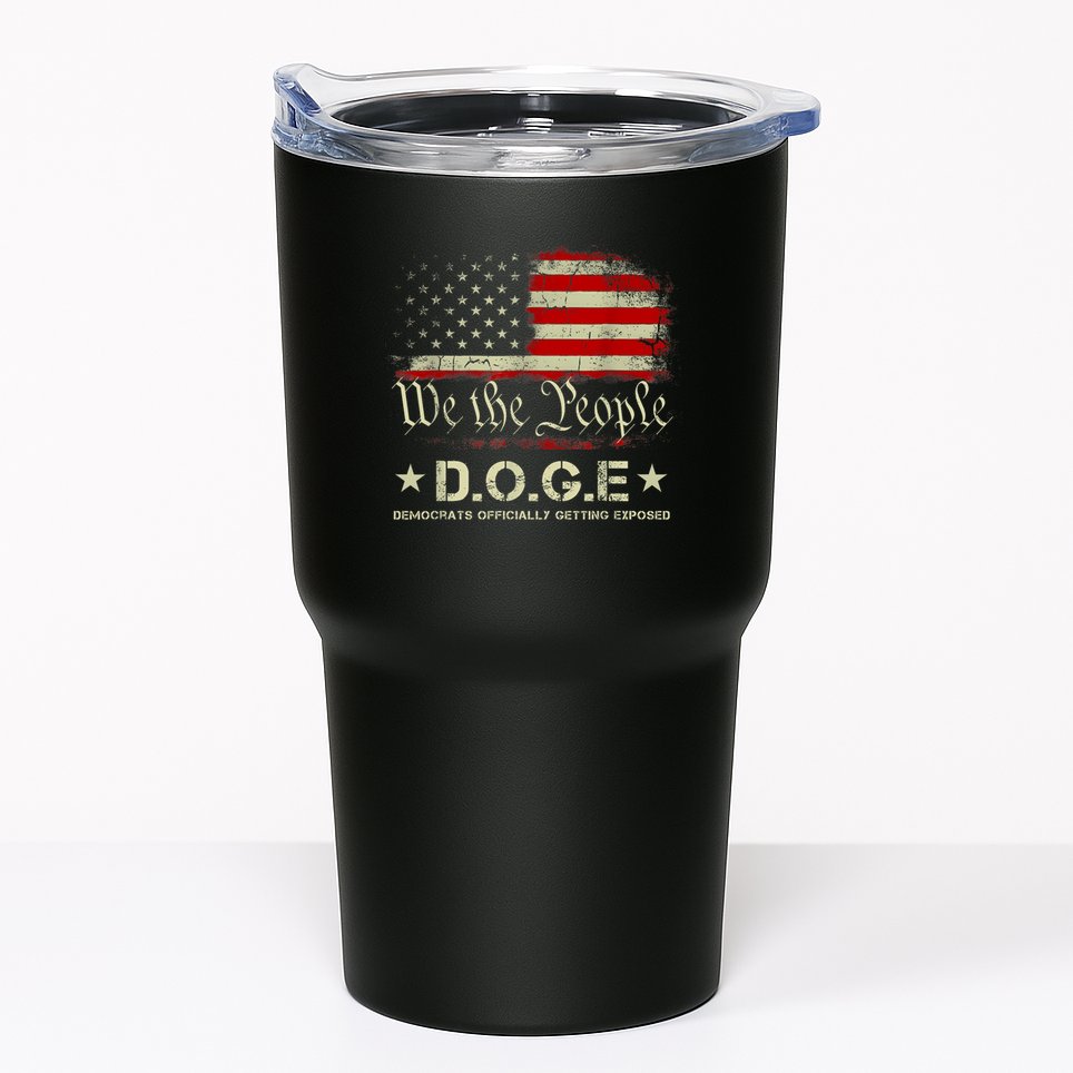 Doge D.O.G.E. Department Of Government Efficiency Trump 2025 Tumbler