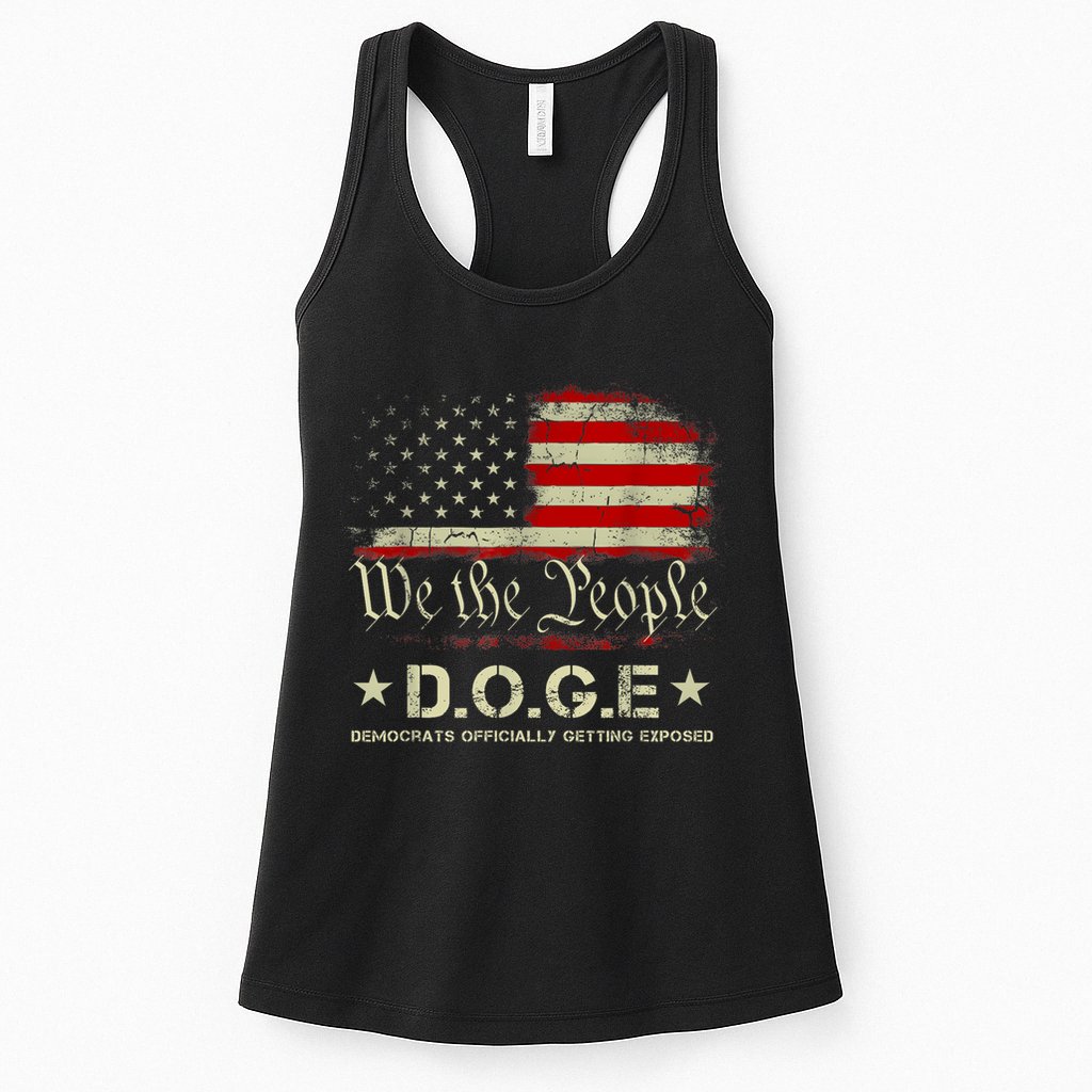 Doge D.O.G.E. Department Of Government Efficiency Trump 2025 Womens Tank Top