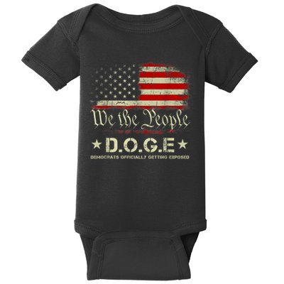 Doge D.O.G.E. Department Of Government Efficiency Trump 2025 Baby Bodysuit