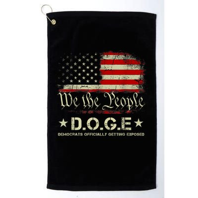 Doge D.O.G.E. Department Of Government Efficiency Trump 2025 Golf Towel