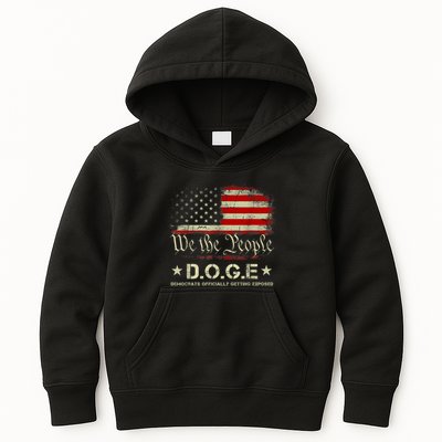 Doge D.O.G.E. Department Of Government Efficiency Trump 2025 Kids Hoodie