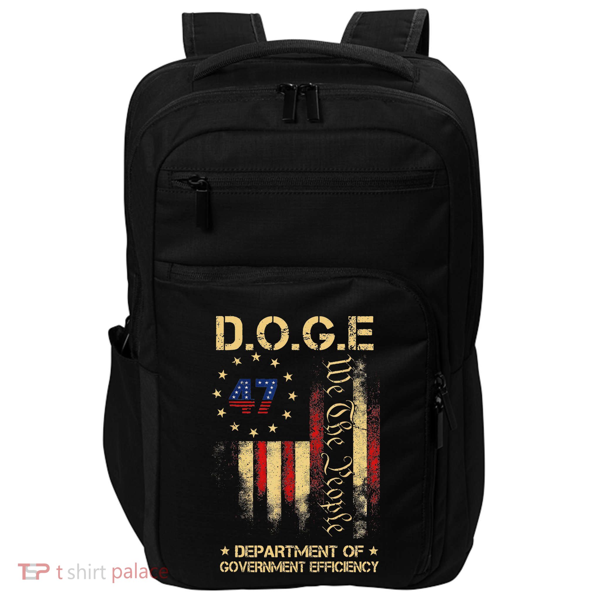 Doge D.O.G.E Department Of Government Efficiency Impact Tech Backpack