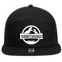 Daddy Dinosaur Daddysaurus 7 Panel Mesh Trucker Snapback Hat