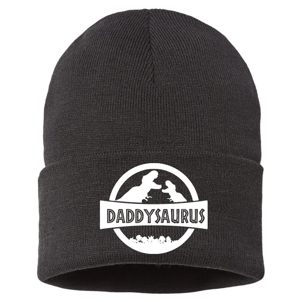 Daddy Dinosaur Daddysaurus Sustainable Knit Beanie