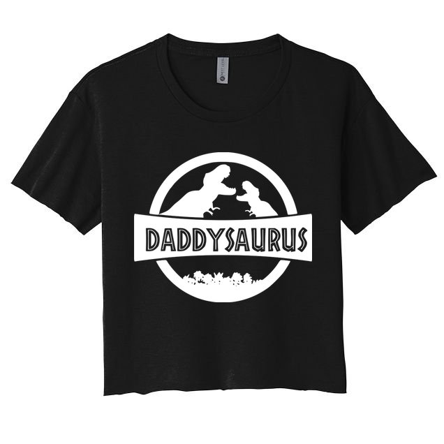 Daddy Dinosaur Daddysaurus Crop Top