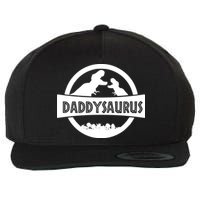 Daddy Dinosaur Daddysaurus Wool Snapback Cap