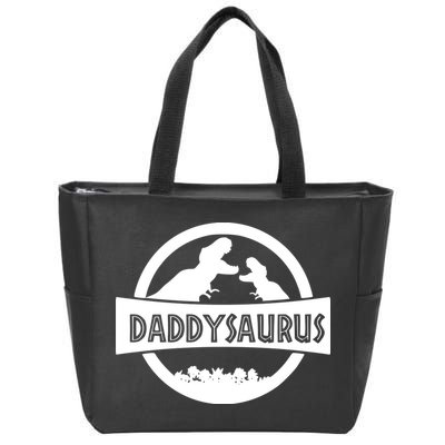 Daddy Dinosaur Daddysaurus Zip Tote Bag