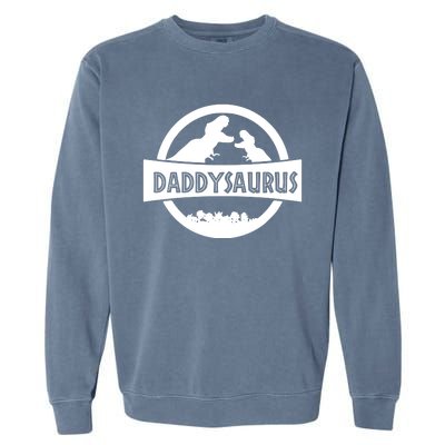 Daddy Dinosaur Daddysaurus Garment-Dyed Sweatshirt