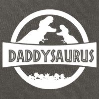 Daddy Dinosaur Daddysaurus Cotton Canvas Backpack