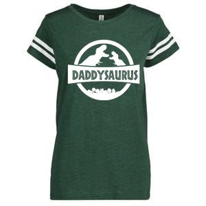 Daddy Dinosaur Daddysaurus Enza Ladies Jersey Football T-Shirt