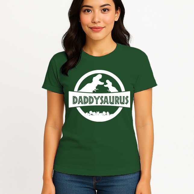 Daddy Dinosaur Daddysaurus Womens T-Shirt