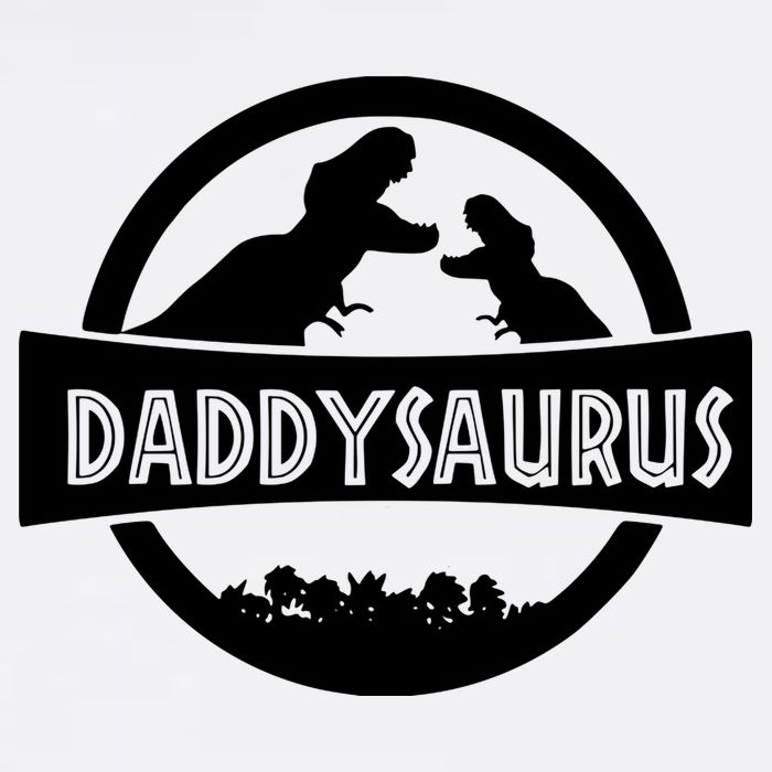 Daddy Dinosaur Daddysaurus Garment-Dyed Sweatshirt