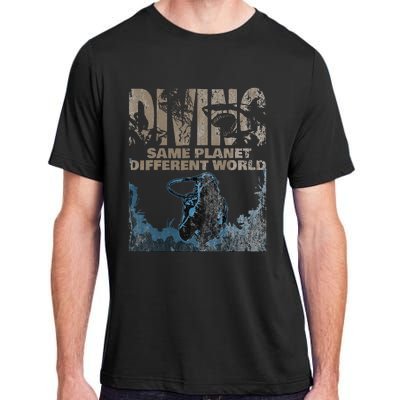 Diver Diving Adult ChromaSoft Performance T-Shirt