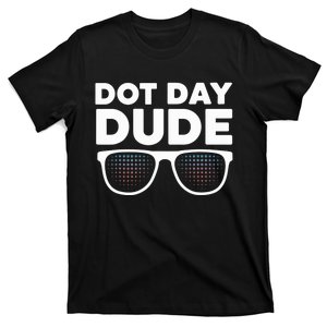 Dot Day Dotted Dude Glasses T-Shirt