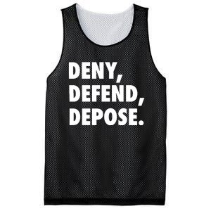 Deny Defend Depose Mesh Reversible Basketball Jersey Tank