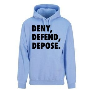 Deny Defend Depose Unisex Surf Hoodie