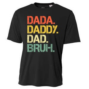 Dada Daddy Dad Bruh Happy Fathers Day Cooling Performance Crew T-Shirt