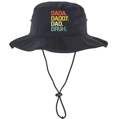 Dada Daddy Dad Bruh Happy Fathers Day Legacy Cool Fit Booney Bucket Hat