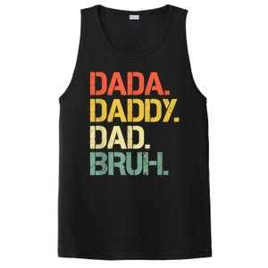 Dada Daddy Dad Bruh Happy Fathers Day PosiCharge Competitor Tank