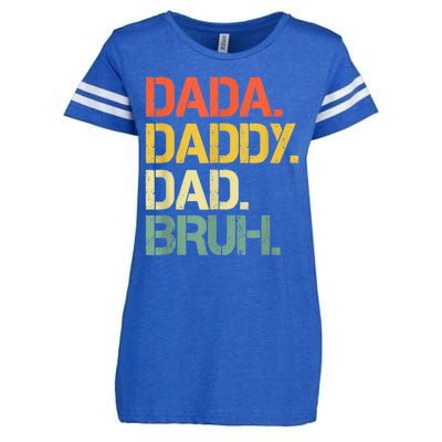 Dada Daddy Dad Bruh Happy Fathers Day Enza Ladies Jersey Football T-Shirt