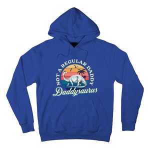 Daddysaurus Dad Daddy Papa Dino Lover Funny Dinosaur Father Gift Hoodie