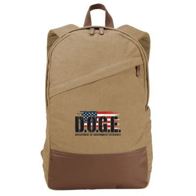 D.O.G.E Doge Department Of Government Efficiency Cotton Canvas Backpack