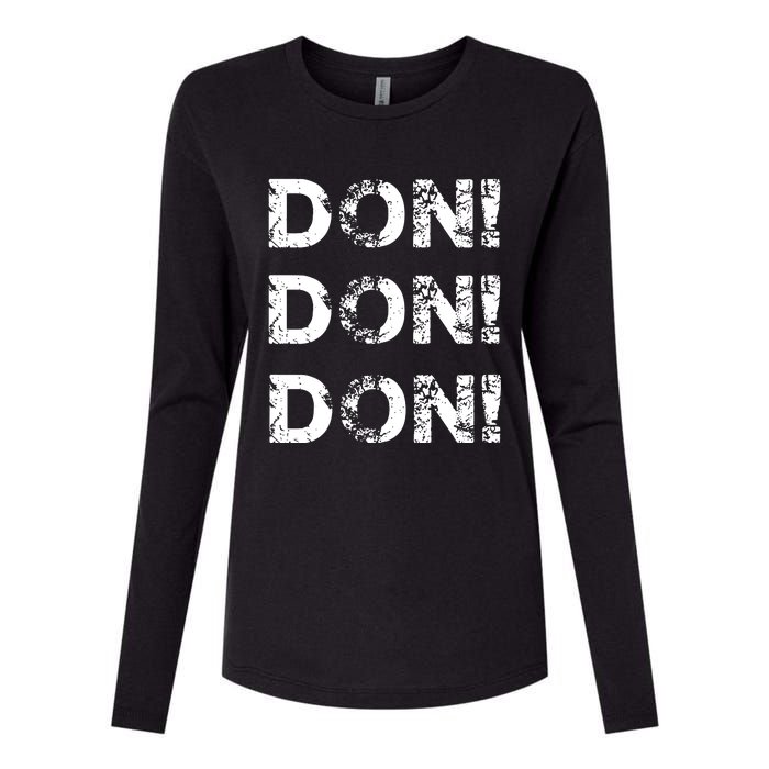 Don Don Don Womens Cotton Relaxed Long Sleeve T-Shirt